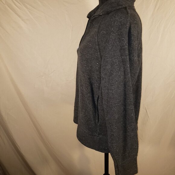 Nike Gray 1/4 Zip Pullover Small - Picture 3 of 5